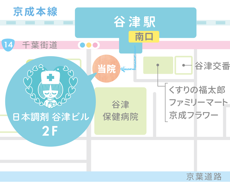 当クリニックの地図